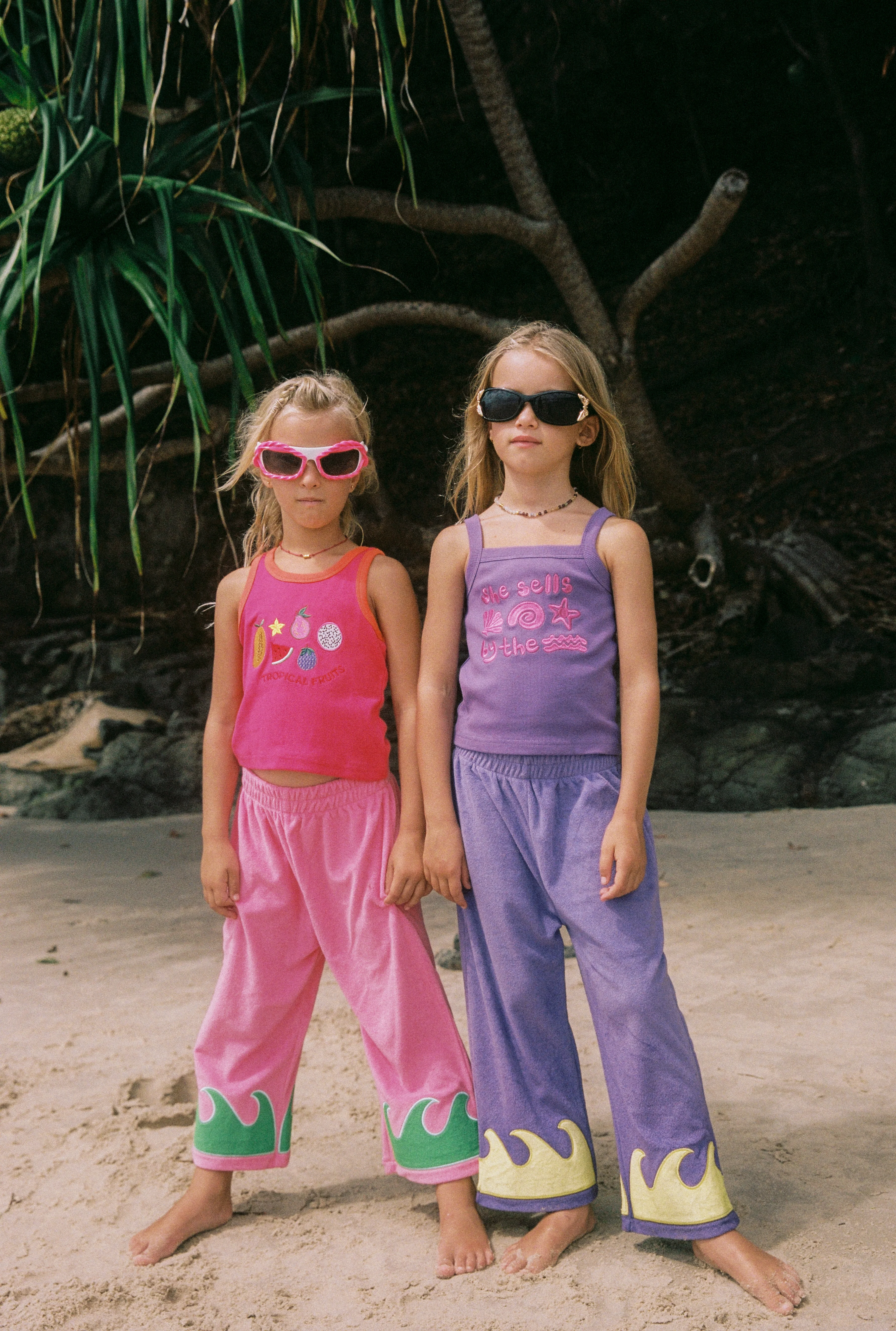 Wave Terry Pants - Cosmic Coral - Image 10