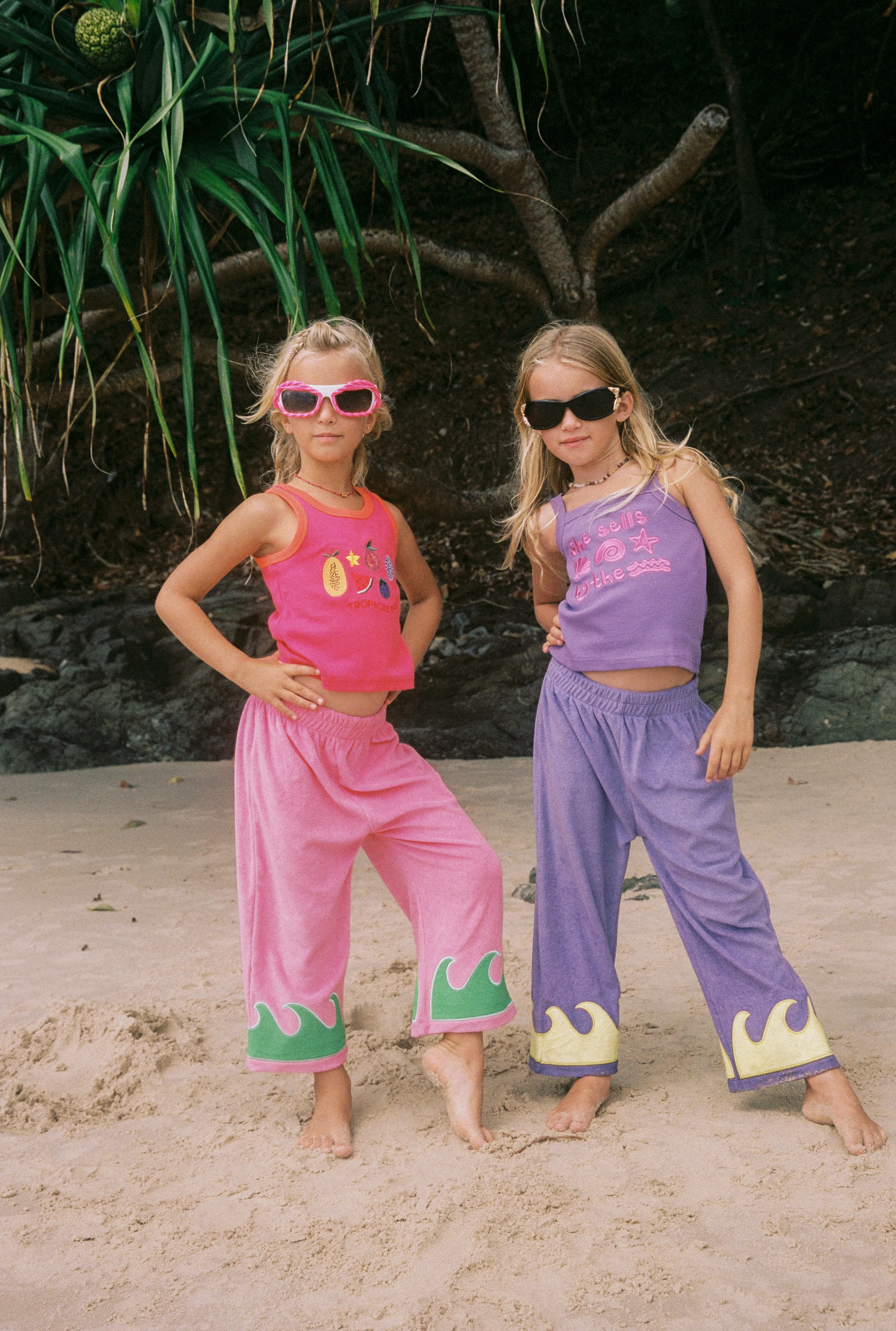 Wave Terry Pants - Cosmic Coral - Image 12