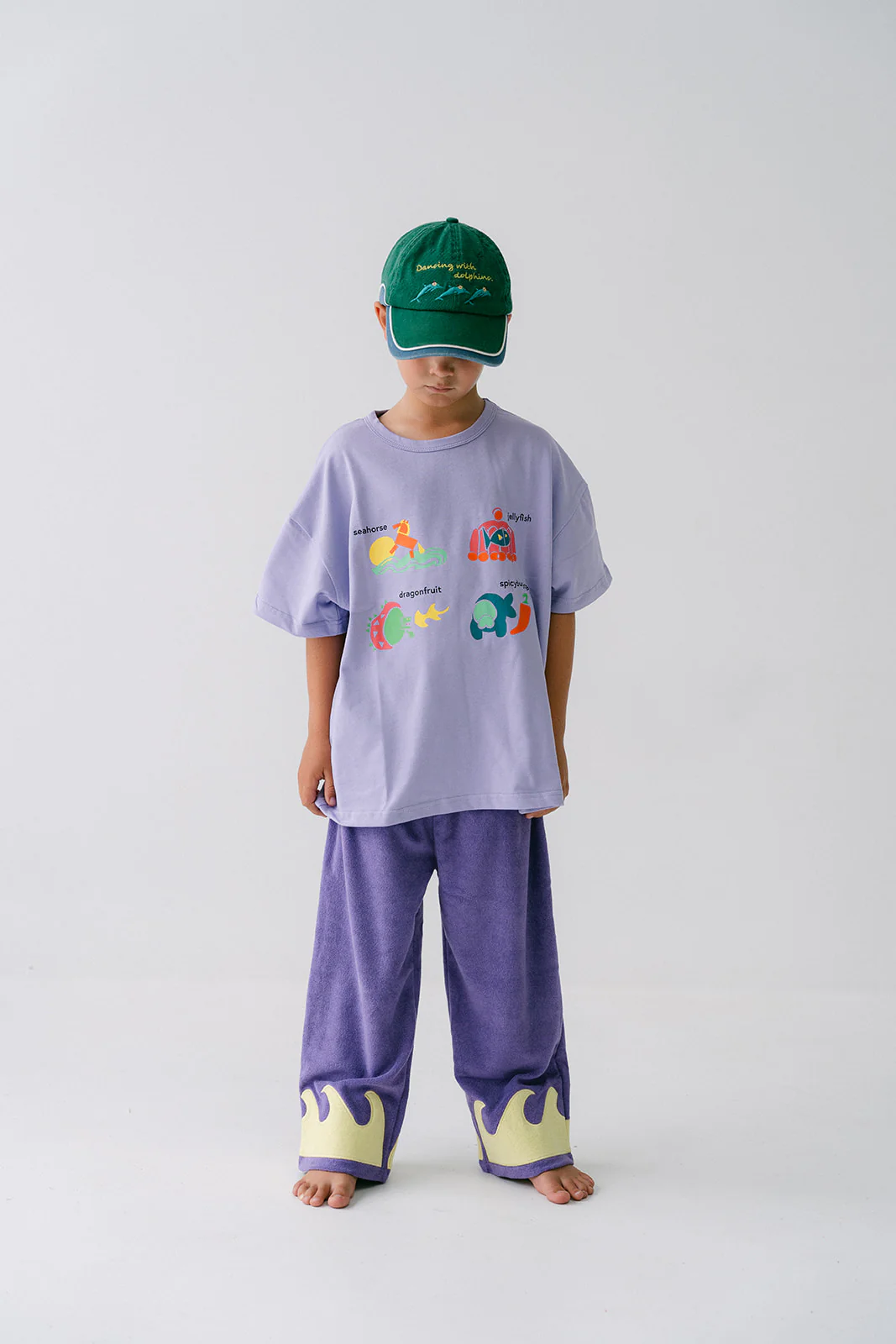 Wave Terry Pants - Cosmic Coral - Image 5