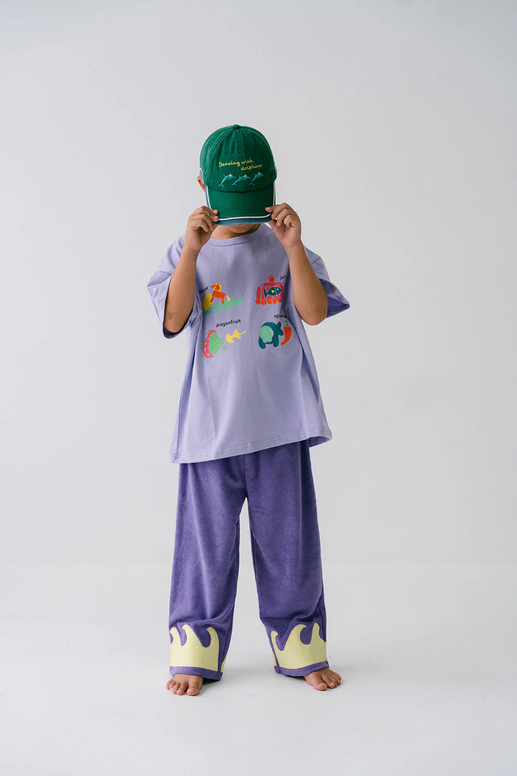 Wave Terry Pants - Cosmic Coral - Image 6