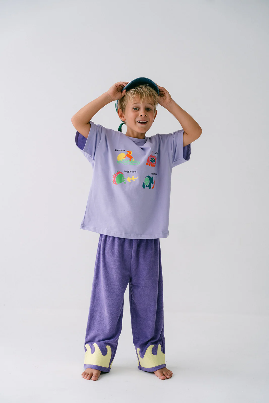 Wave Terry Pants - Cosmic Coral - Image 7