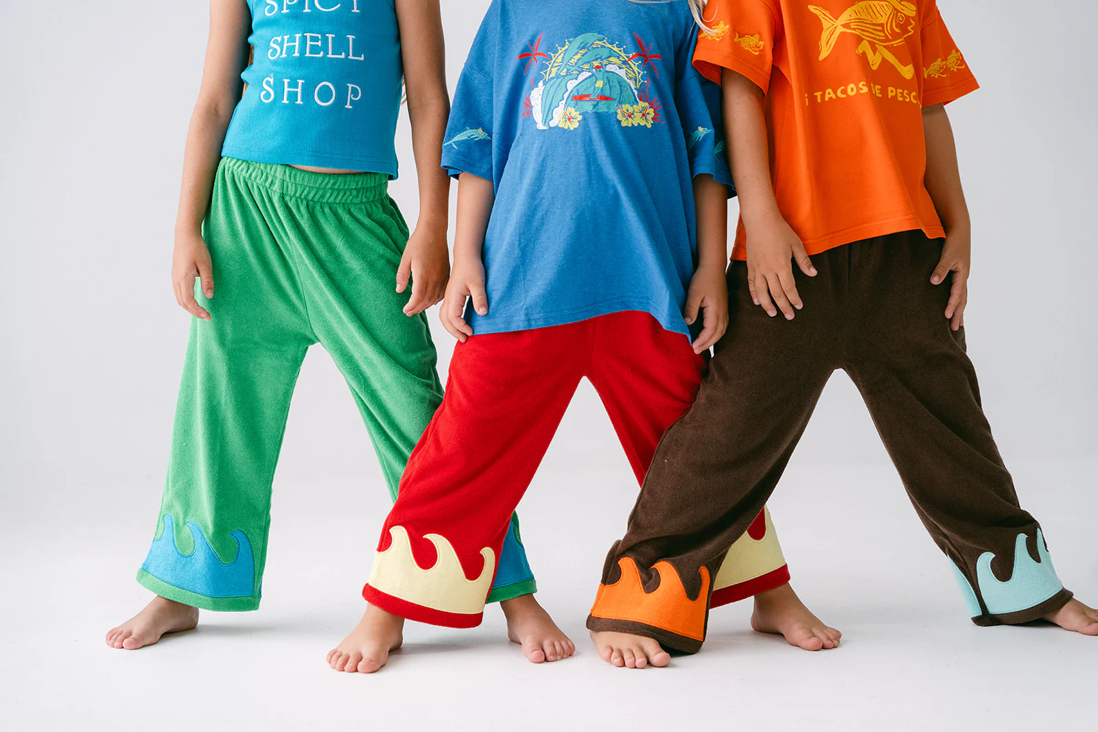 Wave Terry Pants - Seaweed Splash - Image 11
