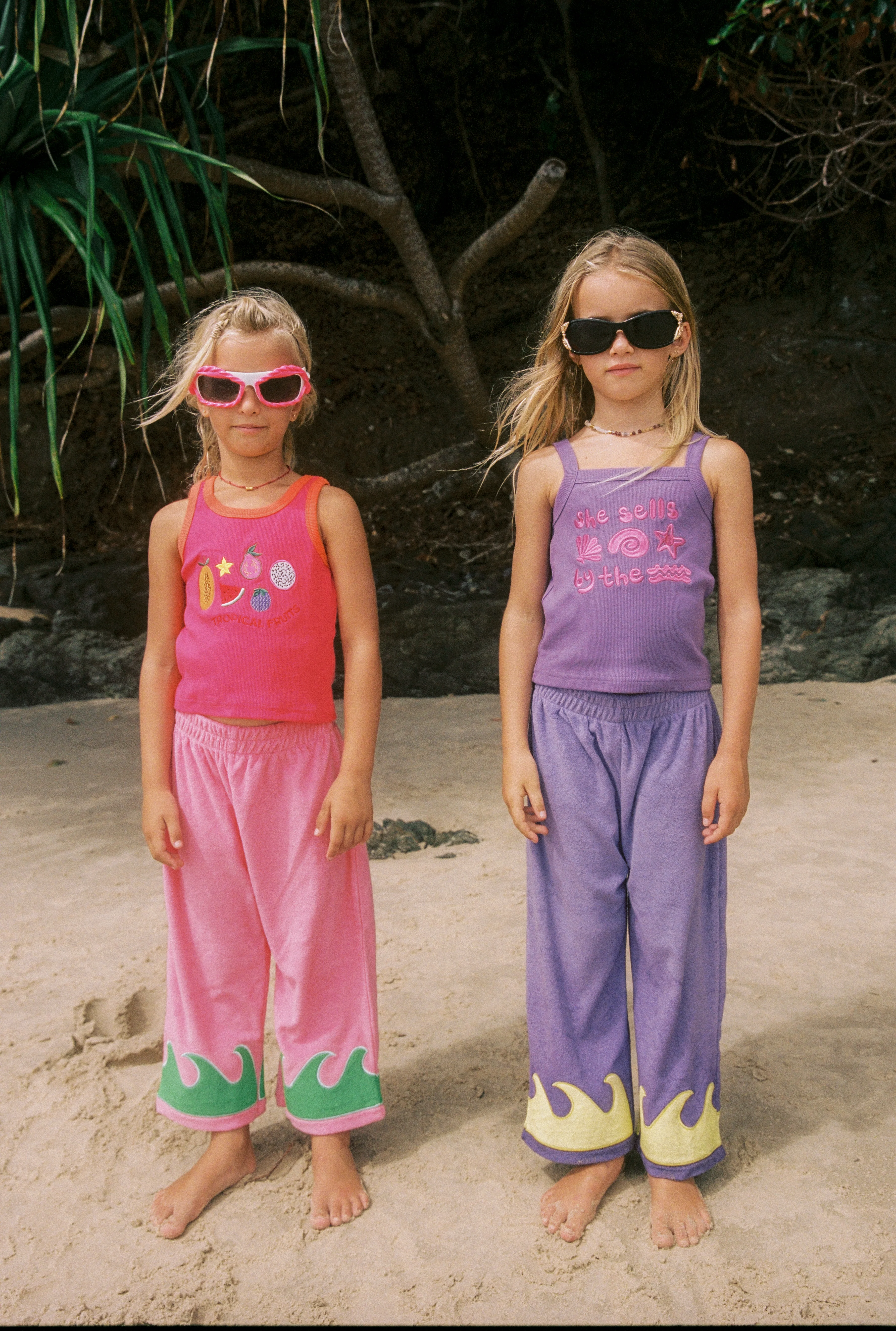 Wave Terry Pants - Guava Reef - Image 8