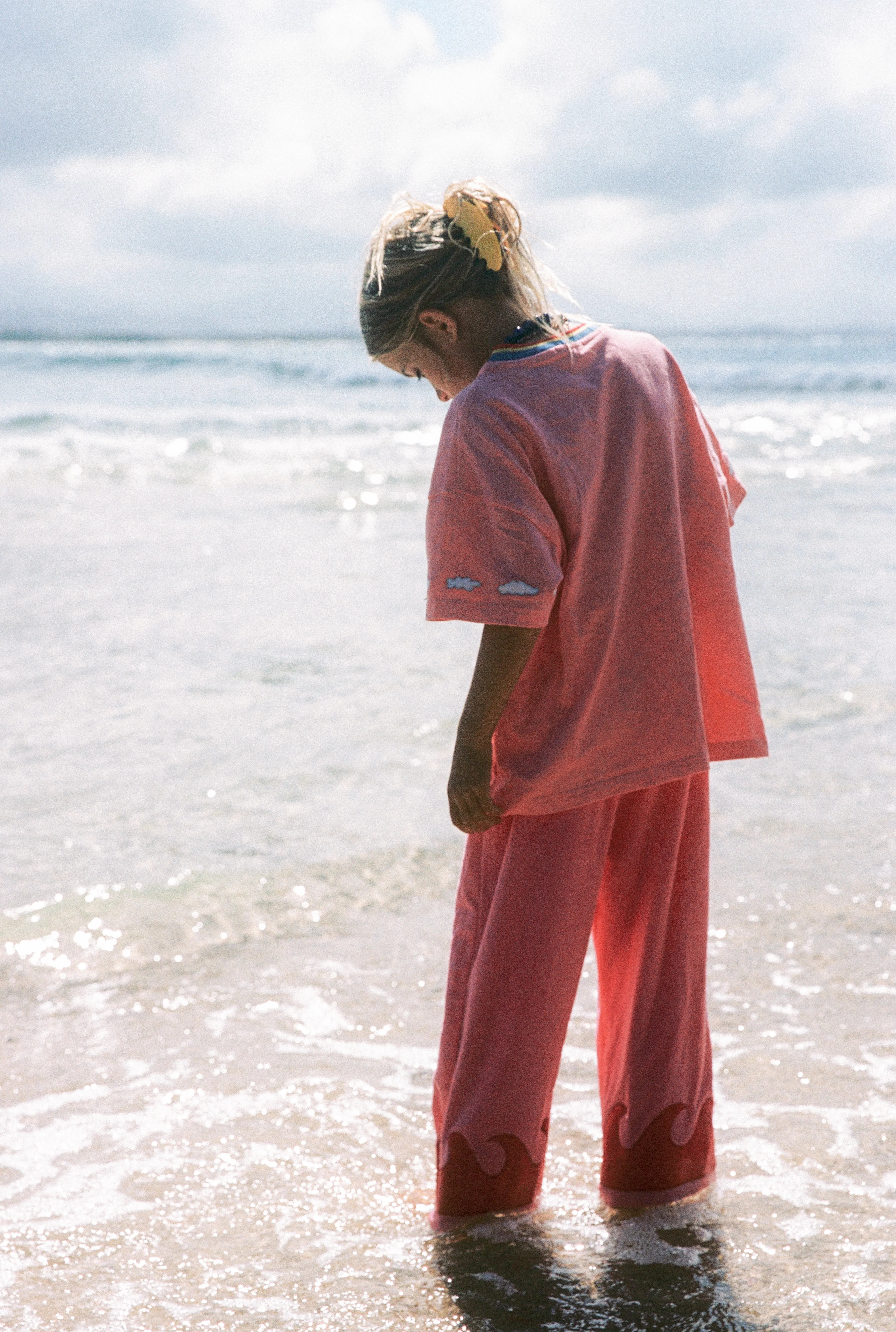 Wave Terry Pants - Coral Crush - Image 4
