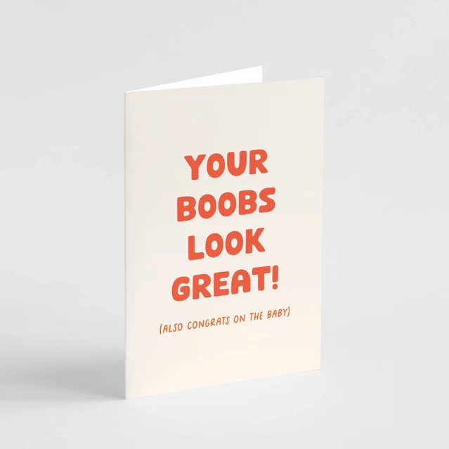 Your Boobs Look Great Card - Image 2