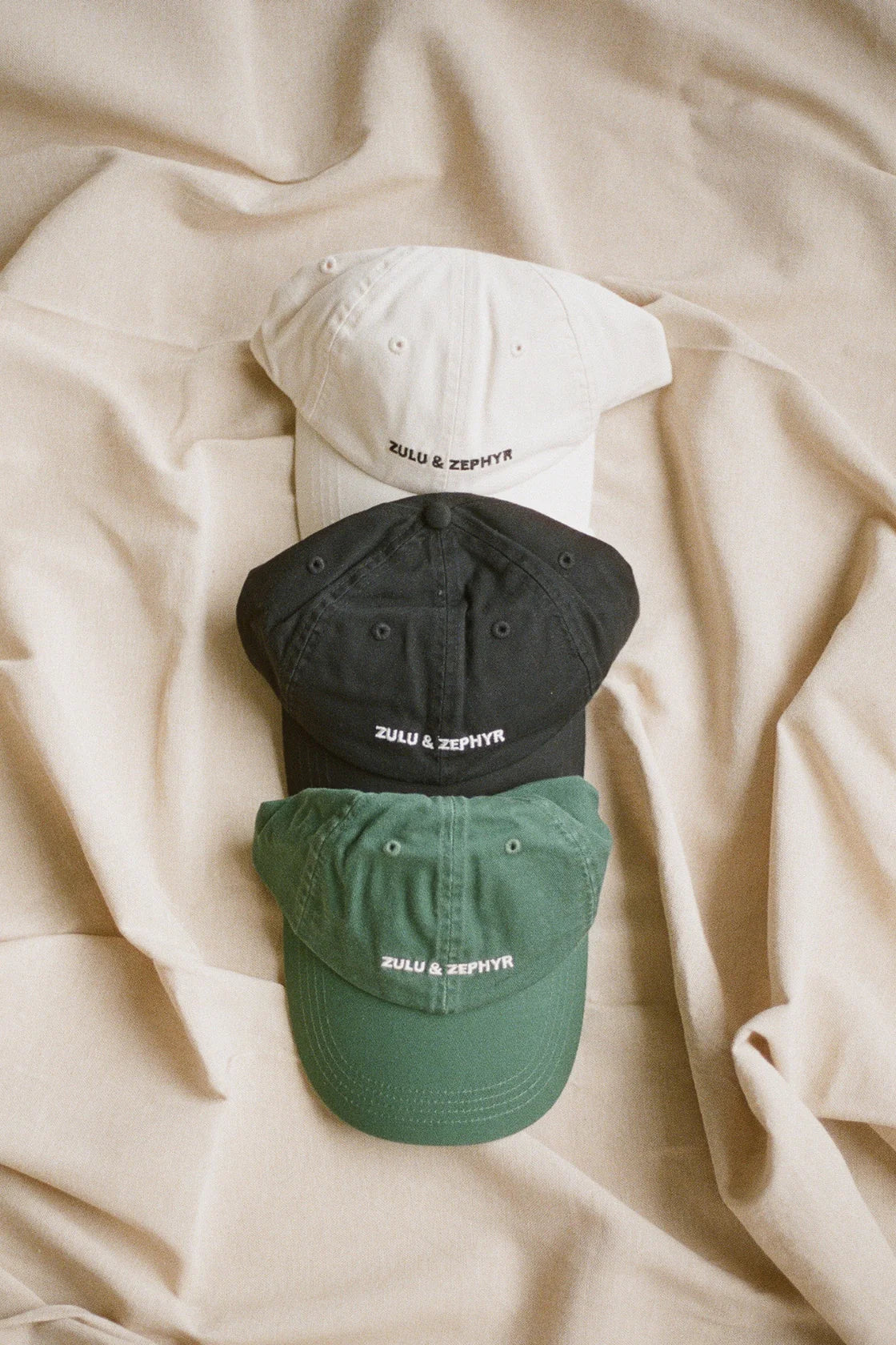 Zulu & Zephyr Canvas Cap - Tallow Green - Image 4